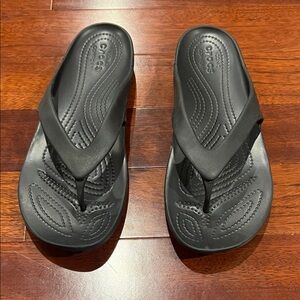 CROCS Black Slide Sandals
